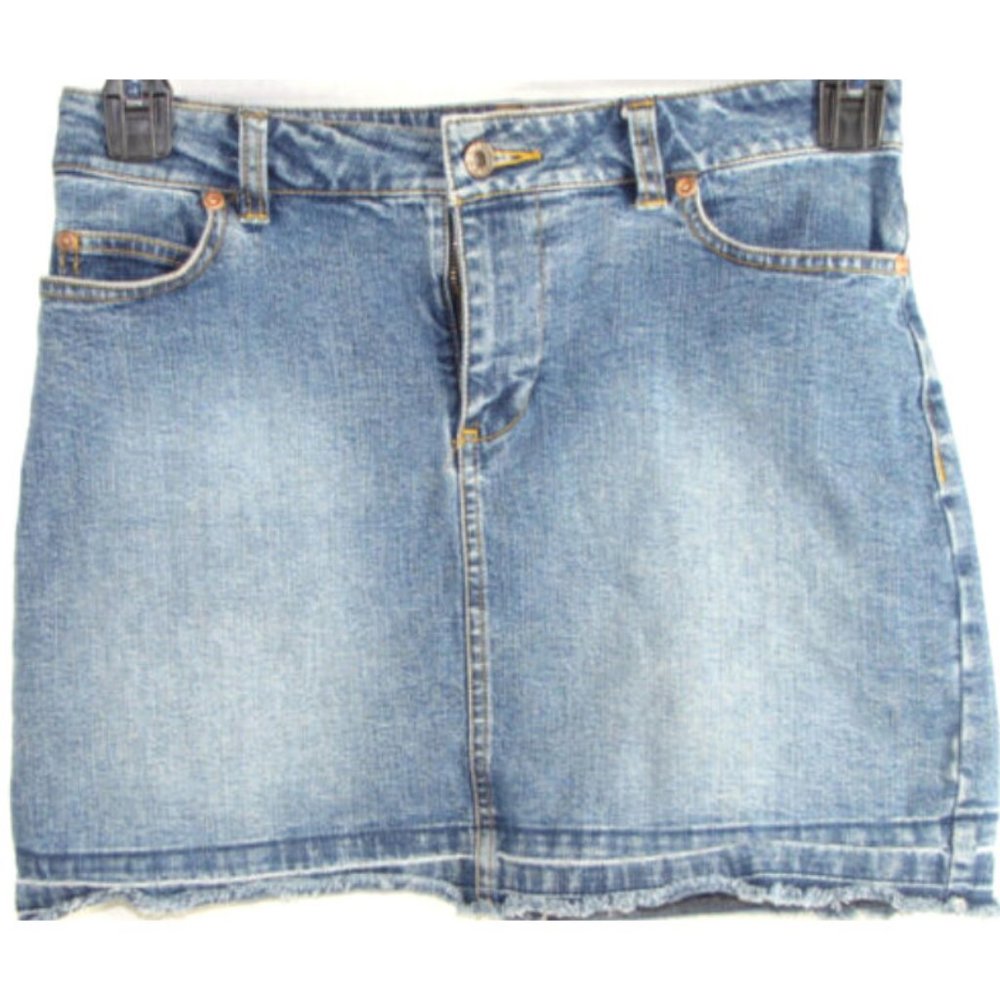 SALE! Denim Jean Blue Short Mini Skirt
